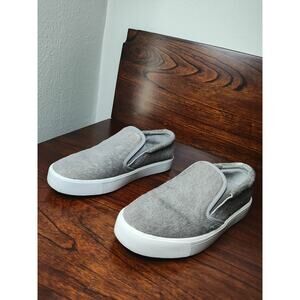 Vince Slip On Flats Comfortable Sneakers Gray Fur Made in Italy US 7